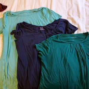 Nursing short sleeve tops